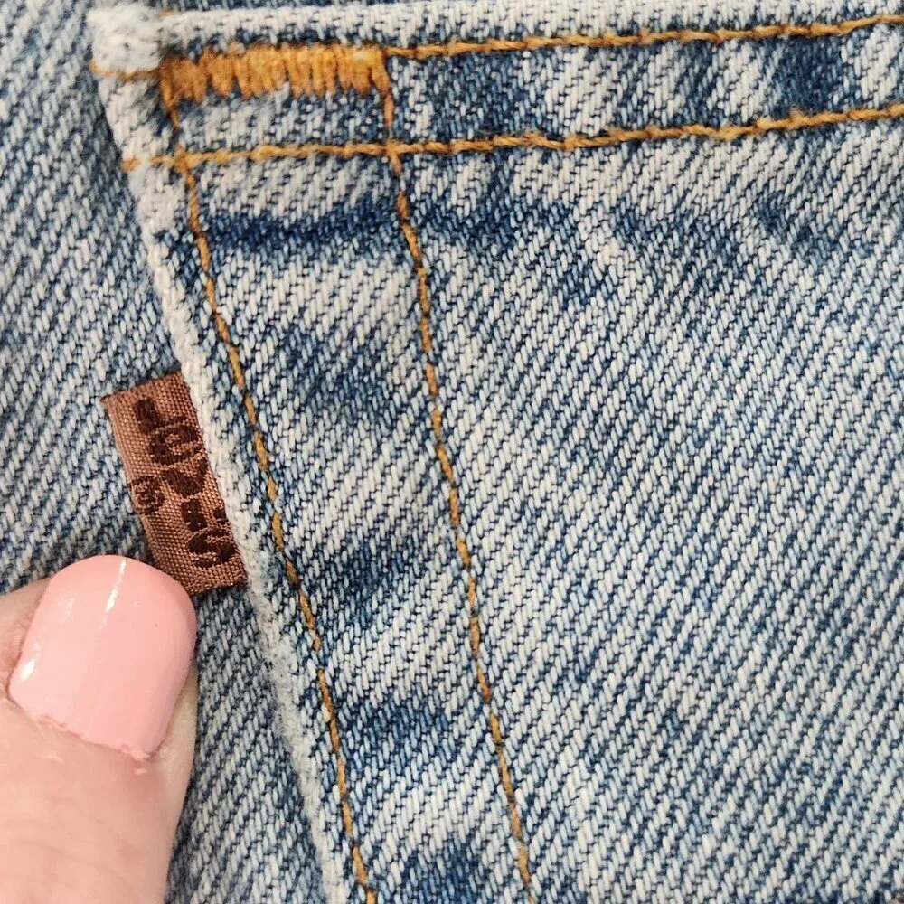 Levi's Loose Fit Denim Jean 44x30 Vintage 1998 Faded Baggy